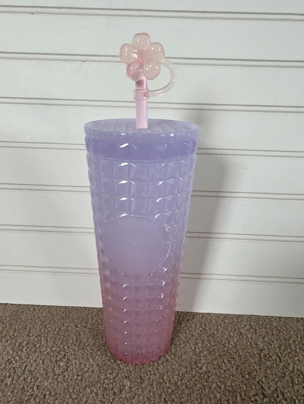 Starbucks Pink Lavender Ombre Studded Tumbler
